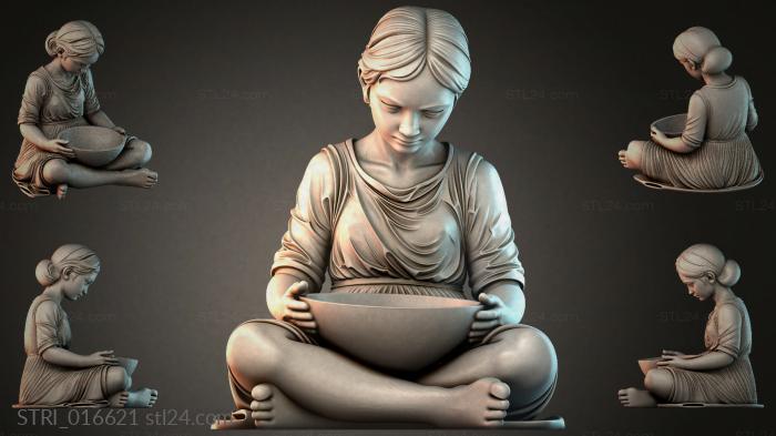 Статуэтки разные (STRI_016621) 3D модель для ЧПУ станка