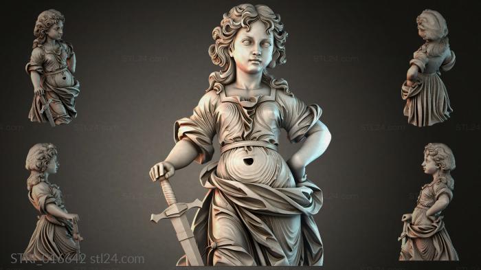 Статуэтки разные (STRI_016642) 3D модель для ЧПУ станка