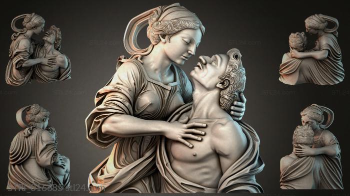 Статуэтки разные (STRI_016685) 3D модель для ЧПУ станка