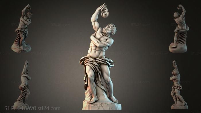 Статуэтки разные (STRI_016690) 3D модель для ЧПУ станка