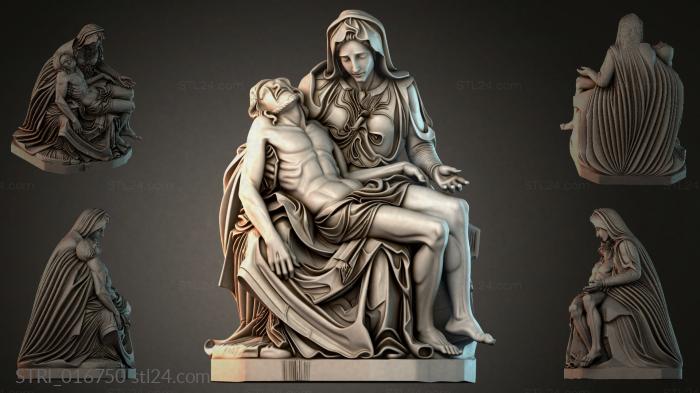 Статуэтки разные (STRI_016750) 3D модель для ЧПУ станка