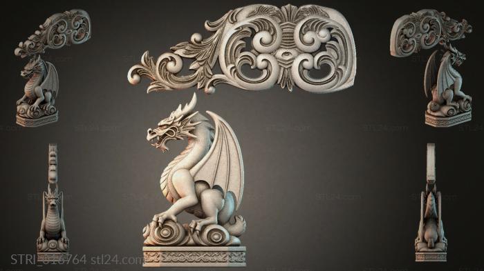 Статуэтки разные (STRI_016764) 3D модель для ЧПУ станка