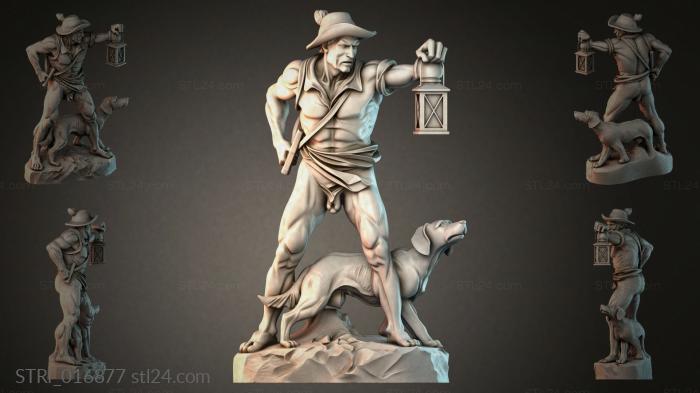 Статуэтки разные (STRI_016877) 3D модель для ЧПУ станка