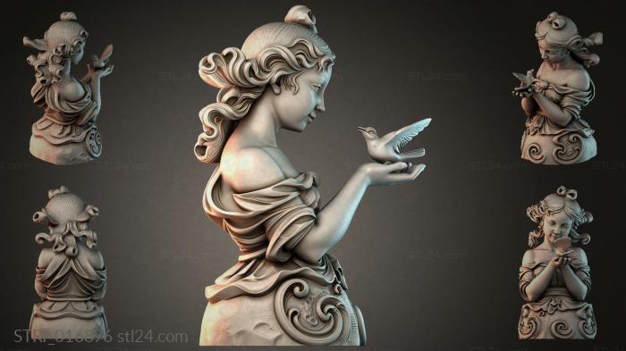 Статуэтки разные (STRI_016896) 3D модель для ЧПУ станка