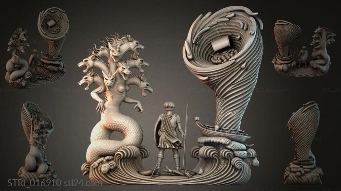 Статуэтки разные (STRI_016910) 3D модель для ЧПУ станка