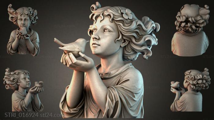 Статуэтки разные (STRI_016924) 3D модель для ЧПУ станка