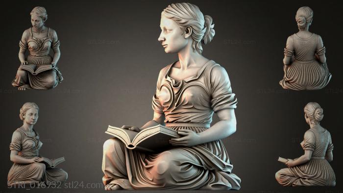 Статуэтки разные (STRI_016932) 3D модель для ЧПУ станка
