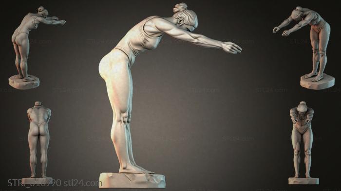 Статуэтки разные (STRI_016990) 3D модель для ЧПУ станка