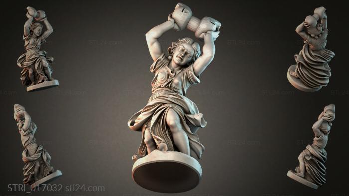 Статуэтки разные (STRI_017032) 3D модель для ЧПУ станка