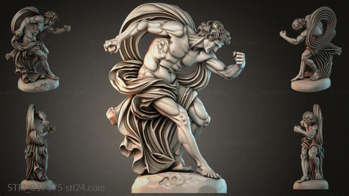 Статуэтки разные (STRI_017075) 3D модель для ЧПУ станка
