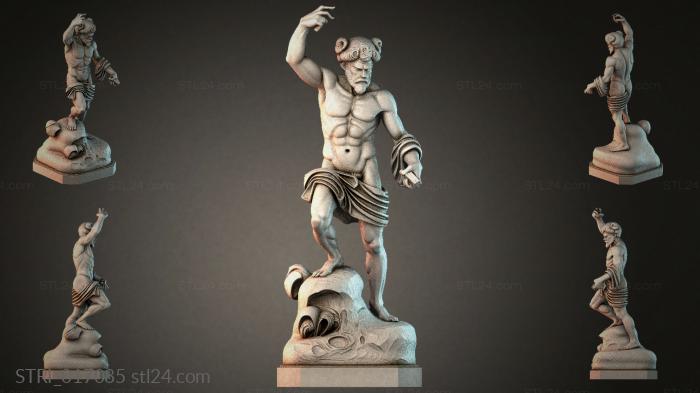Статуэтки разные (STRI_017085) 3D модель для ЧПУ станка