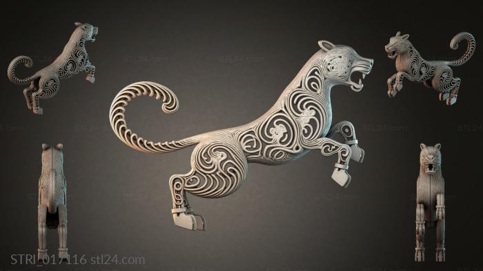 Статуэтки разные (STRI_017116) 3D модель для ЧПУ станка