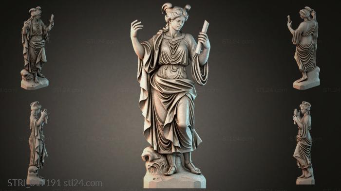 Статуэтки разные (STRI_017191) 3D модель для ЧПУ станка