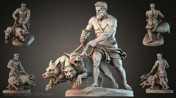 Статуэтки разные (STRI_017204) 3D модель для ЧПУ станка