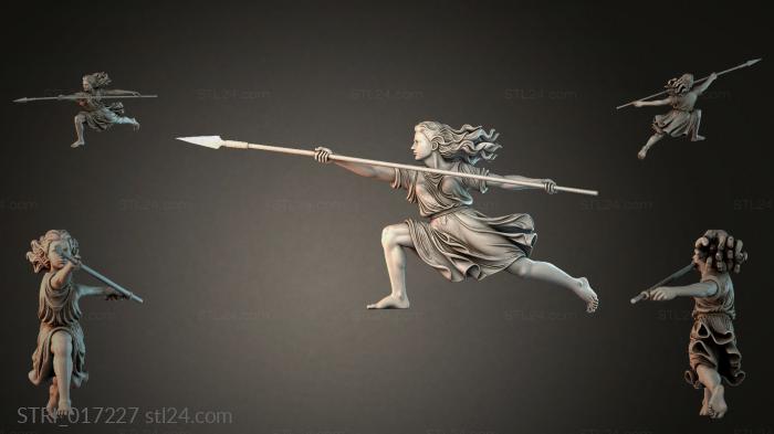 Статуэтки разные (STRI_017227) 3D модель для ЧПУ станка