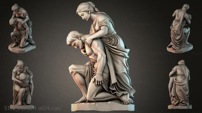 Статуэтки разные (STRI_017324) 3D модель для ЧПУ станка
