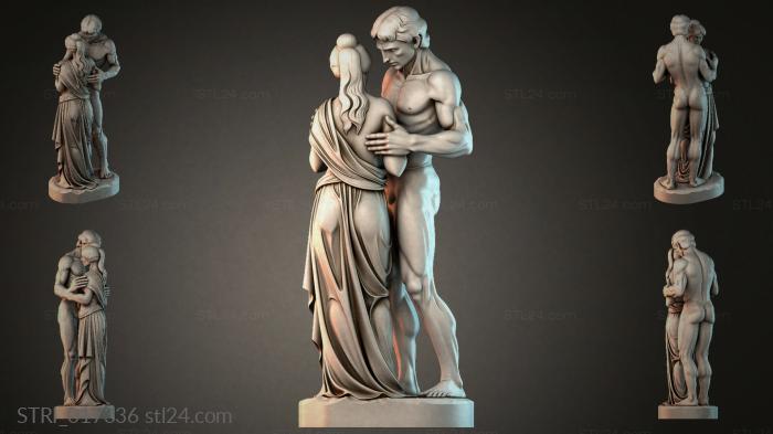 Статуэтки разные (STRI_017336) 3D модель для ЧПУ станка