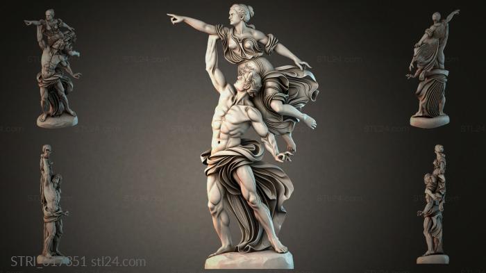Статуэтки разные (STRI_017351) 3D модель для ЧПУ станка