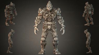 Various figurines STRI_017396 3d model