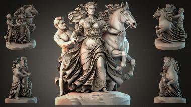 Various figurines STRI_017399 3d model