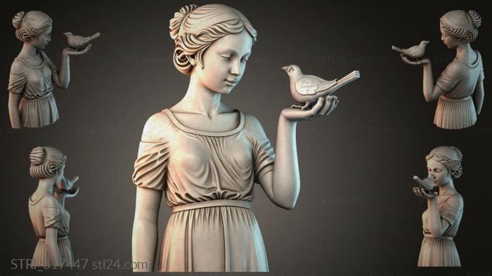 Статуэтки разные (STRI_017447) 3D модель для ЧПУ станка