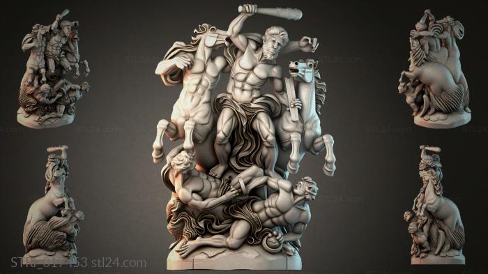 Статуэтки разные (STRI_017453) 3D модель для ЧПУ станка
