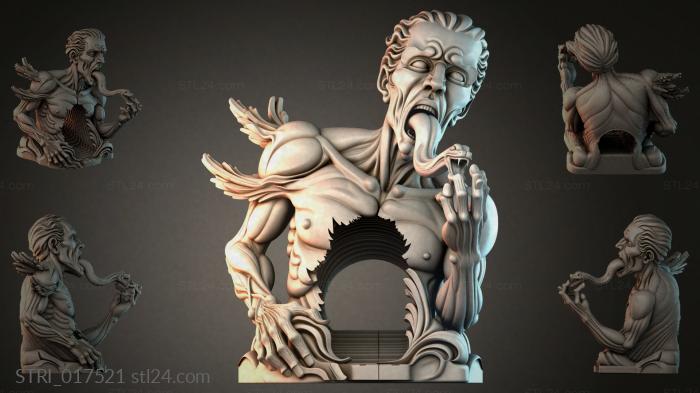 Статуэтки разные (STRI_017521) 3D модель для ЧПУ станка