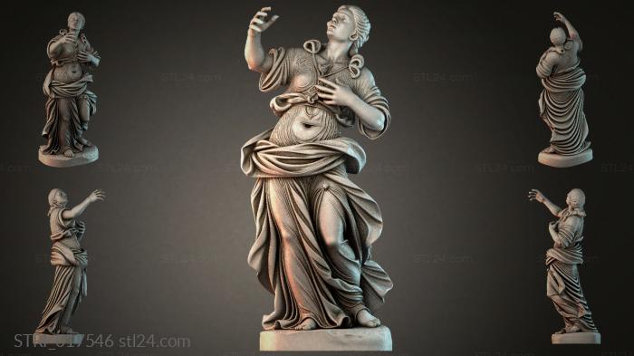 Статуэтки разные (STRI_017546) 3D модель для ЧПУ станка