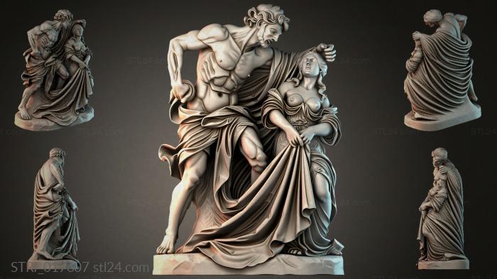 Статуэтки разные (STRI_017607) 3D модель для ЧПУ станка