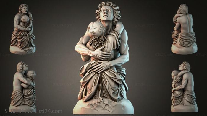 Статуэтки разные (STRI_017621) 3D модель для ЧПУ станка