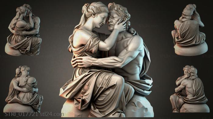 Статуэтки разные (STRI_017721) 3D модель для ЧПУ станка