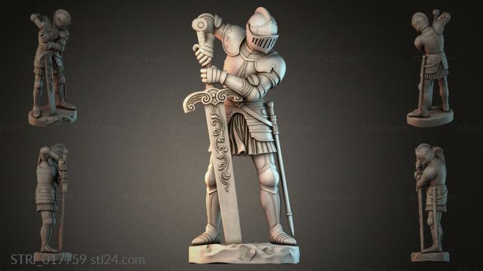 Статуэтки разные (STRI_017759) 3D модель для ЧПУ станка