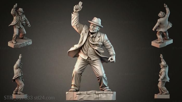 Статуэтки разные (STRI_017833) 3D модель для ЧПУ станка