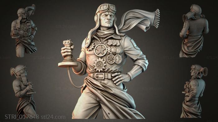 Статуэтки разные (STRI_017848) 3D модель для ЧПУ станка