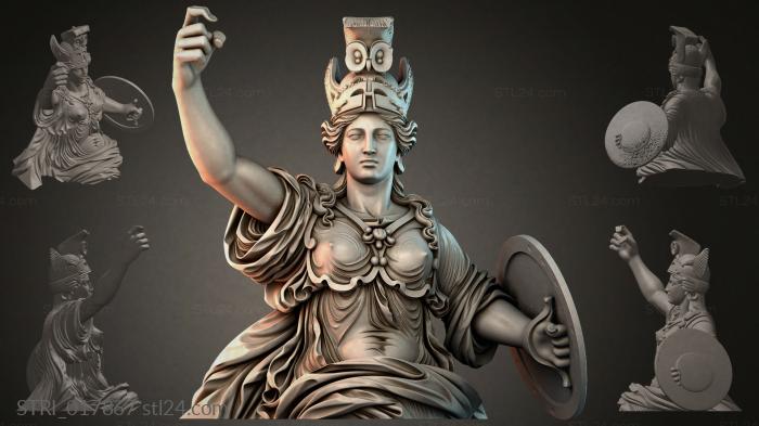 Статуэтки разные (STRI_017867) 3D модель для ЧПУ станка
