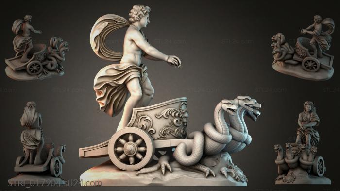 Статуэтки разные (STRI_017904) 3D модель для ЧПУ станка