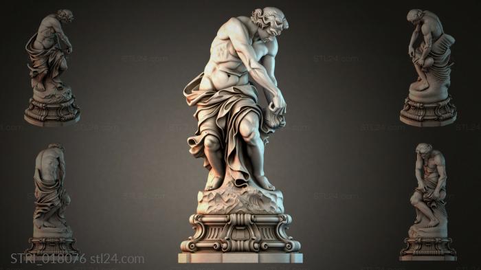 Статуэтки разные (STRI_018076) 3D модель для ЧПУ станка
