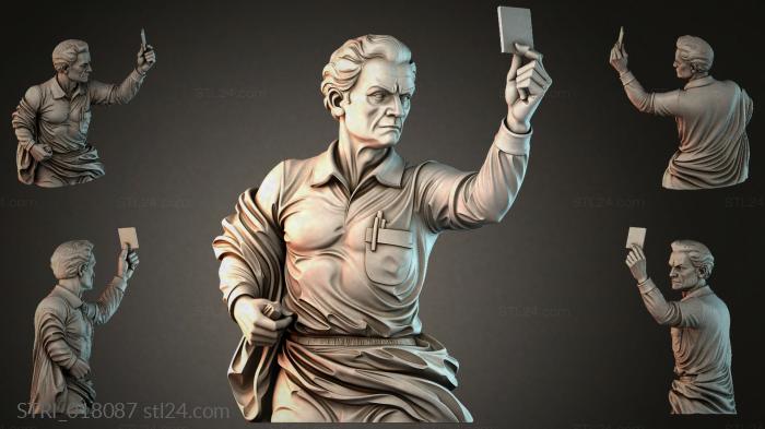 Статуэтки разные (STRI_018087) 3D модель для ЧПУ станка
