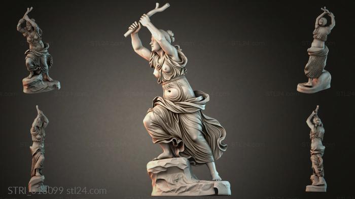 Статуэтки разные (STRI_018099) 3D модель для ЧПУ станка