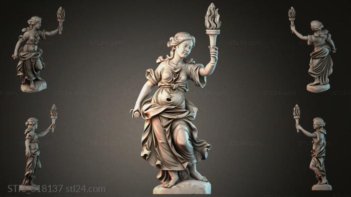 Статуэтки разные (STRI_018137) 3D модель для ЧПУ станка