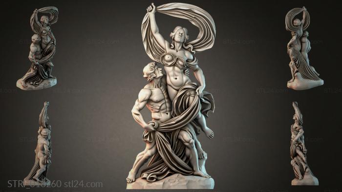 Статуэтки разные (STRI_018260) 3D модель для ЧПУ станка