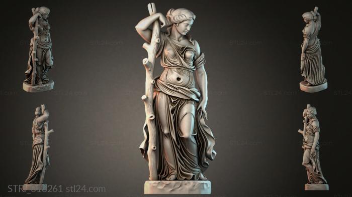 Статуэтки разные (STRI_018261) 3D модель для ЧПУ станка