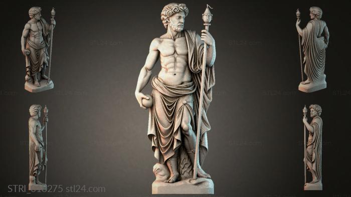 Статуэтки разные (STRI_018275) 3D модель для ЧПУ станка