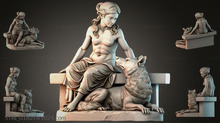 Статуэтки разные (STRI_018276) 3D модель для ЧПУ станка
