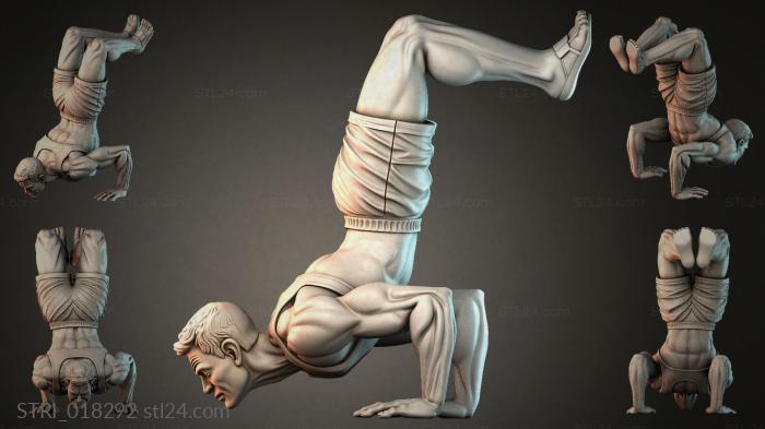 Статуэтки разные (STRI_018292) 3D модель для ЧПУ станка