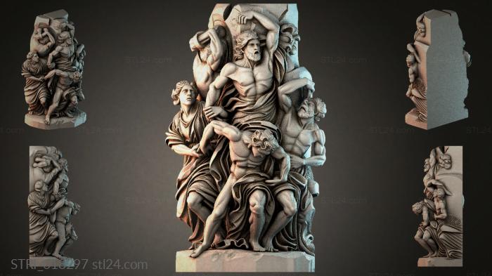 Статуэтки разные (STRI_018297) 3D модель для ЧПУ станка
