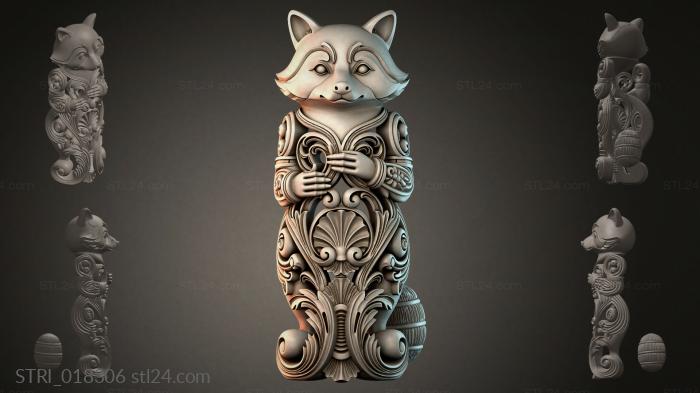 Статуэтки разные (STRI_018306) 3D модель для ЧПУ станка