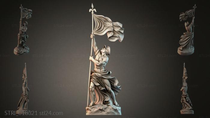 Статуэтки разные (STRI_018321) 3D модель для ЧПУ станка
