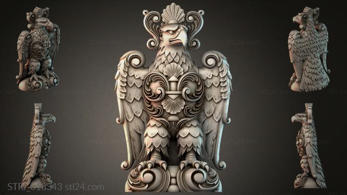 Статуэтки разные (STRI_018343) 3D модель для ЧПУ станка