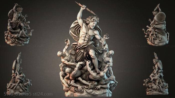 Статуэтки разные (STRI_018455) 3D модель для ЧПУ станка